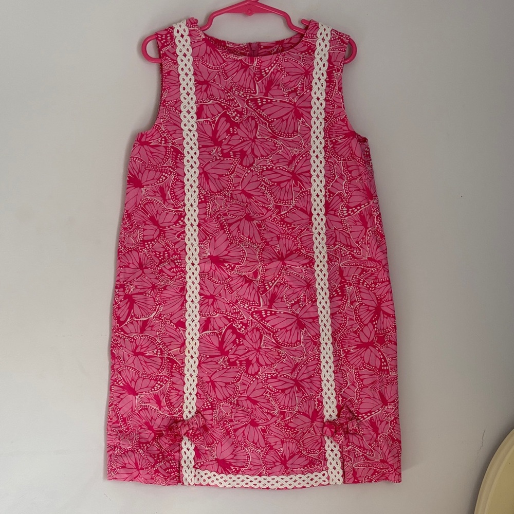 Lilly Pulitzer Pink and White Patterned Dress